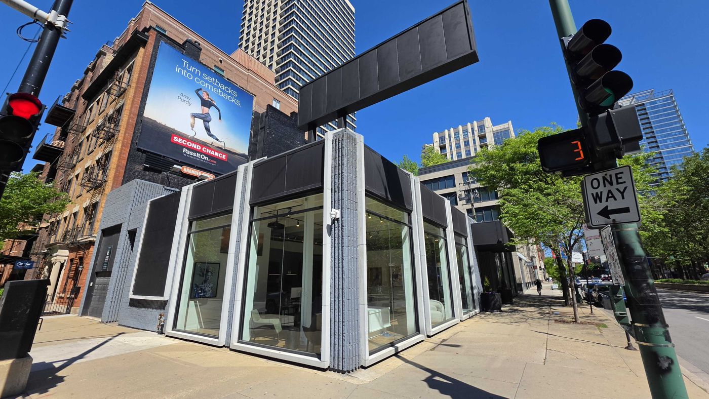 The corner of LaSalle and Huron